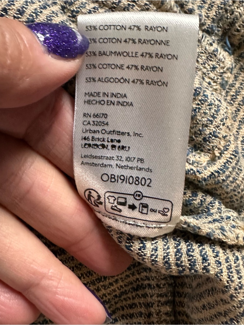 Free People We The Free By The Shore Slouchy Shirt Deep V-Neck Railroad Stripes - Picture 16 of 16